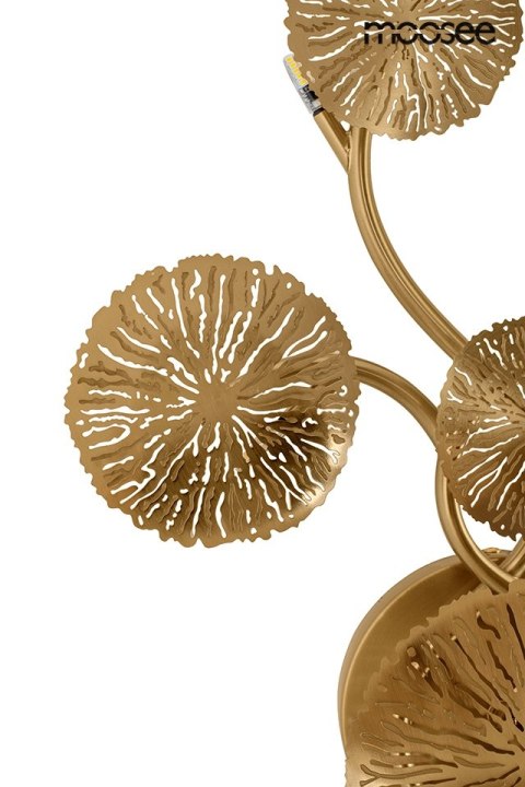 Moosee MOOSEE lampa ścienna LIRIO 6 złota