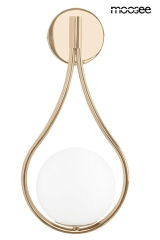 Moosee MOOSEE lampa ścienna ROMA złota