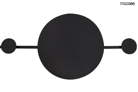 Moosee MOOSEE lampa ścienna SHADOW HANG z wieszakiem czarna