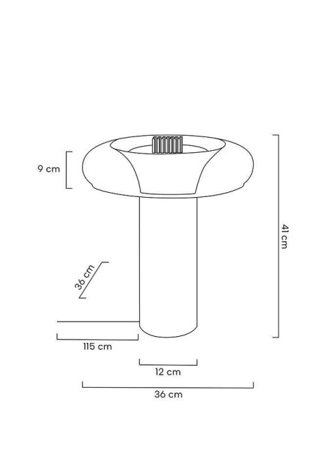 Moosee MOOSEE lampa stołowa ICAR złota