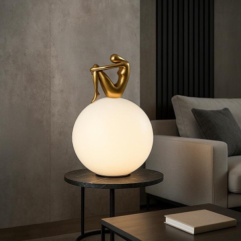 Moosee MOOSEE lampa stołowa UOMO 35 czarna