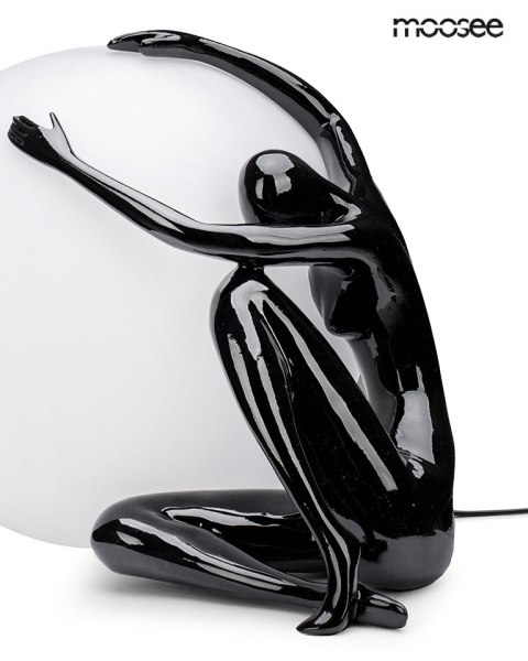 Moosee MOOSEE lampa stołowa UOMO 50 czarna