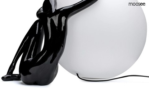 Moosee MOOSEE lampa stołowa UOMO 50 czarna