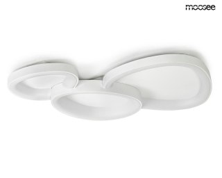 Moosee MOOSEE lampa sufitowa / plafon CELLS 3 biała
