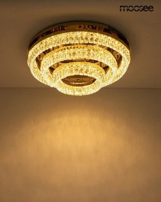 Moosee MOOSEE lampa sufitowa / plafon SAVOY 3 złota