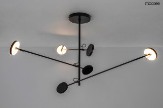 Moosee MOOSEE lampa wisząca BOBBIE 3 czarna
