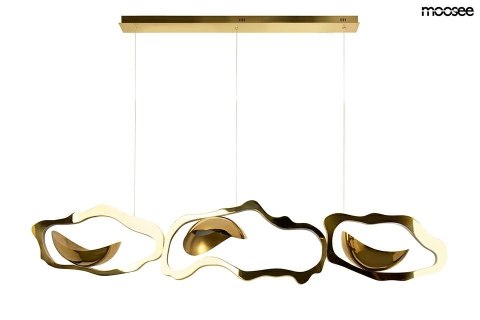 Moosee MOOSEE lampa wisząca CHAIN 210 złota