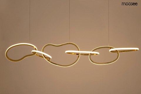 Moosee MOOSEE lampa wisząca JAZZ 6 złota
