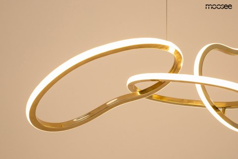 Moosee MOOSEE lampa wisząca JAZZ 6 złota