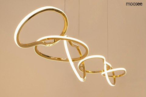 Moosee MOOSEE lampa wisząca JAZZ 6 złota