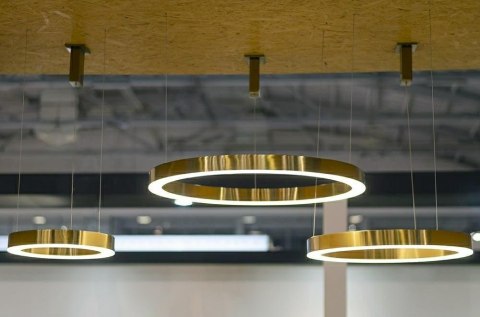 Moosee MOOSEE lampa wisząca RING 80 złota