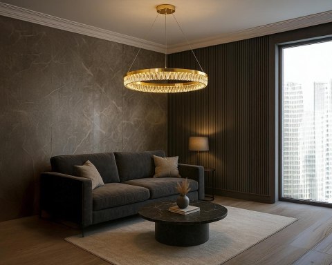 Moosee MOOSEE lampa wisząca SAVOY 100 złota