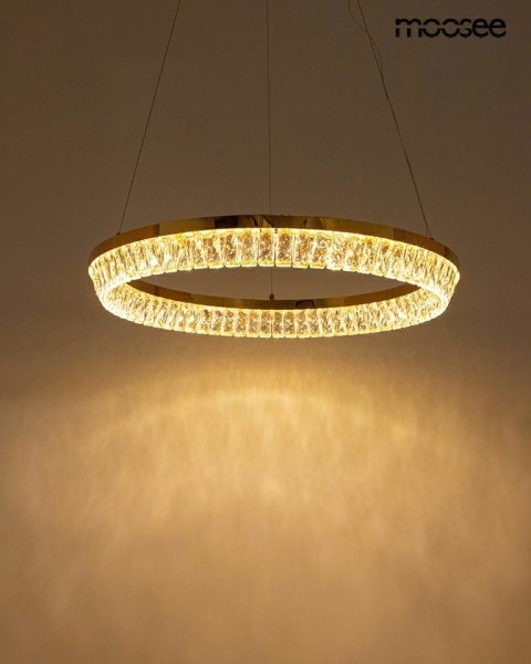 Moosee MOOSEE lampa wisząca SAVOY 80 złota