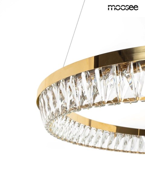 Moosee MOOSEE lampa wisząca SAVOY 80 złota