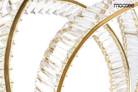 Moosee MOOSEE lampa wisząca WAVE 120 złota