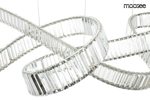 Moosee MOOSEE lampa wisząca WAVE 160B chrom