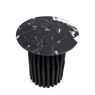 MaMaison MaMaison stolik LEVANTE 50 czarny marmur / drewno
