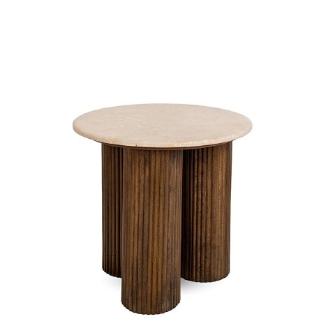 MaMaison MaMaison stolik RAGNO 50 marmur / drewno