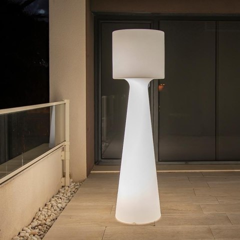 New Garden NEW GARDEN lampa ogrodowa GRACE 140 BATTERY biała