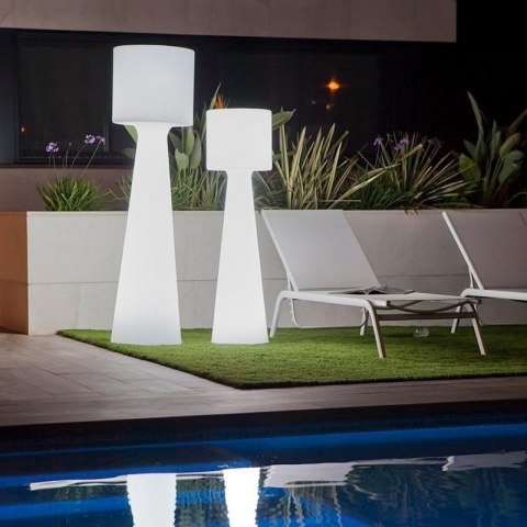 New Garden NEW GARDEN lampa ogrodowa GRACE 140 BATTERY biała