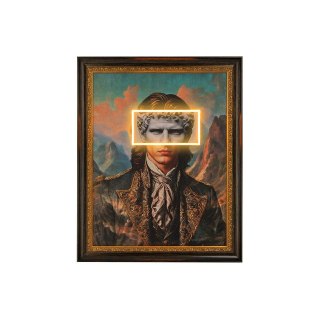 King Home Obraz NEON AMADEUS 80x100 cm