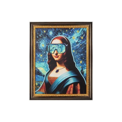 King Home Obraz NEON LISA 80x100 cm