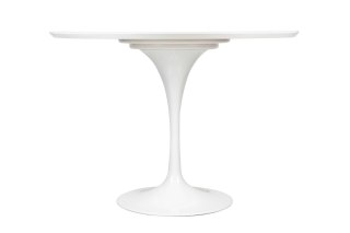 King Home Stół TULIP PREMIUM 100 biały - MDF, metal