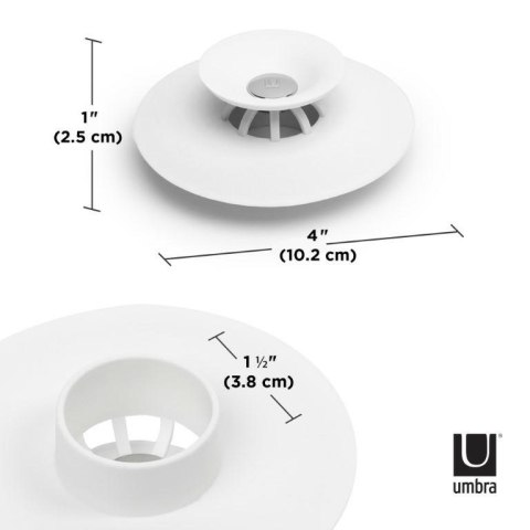Umbra UMBRA zatyczka do wanny FLEX biała