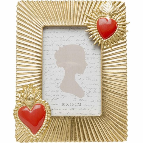 Kare Design KARE ramka na zdjęcia FLAMING HEART DUE 10x15 cm