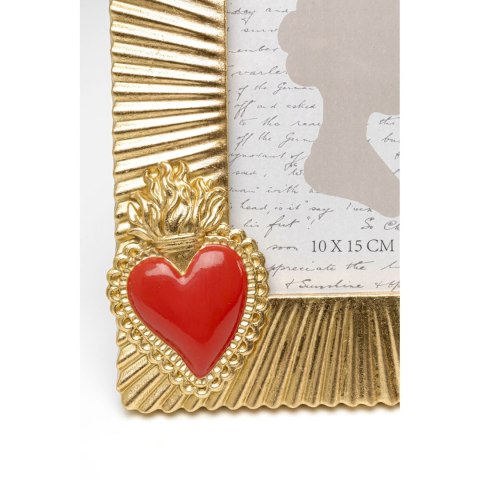 Kare Design KARE ramka na zdjęcia FLAMING HEART DUE 10x15 cm