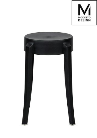 Modesto Design MODESTO stołek CALMAR 46 czarny - polipropylen