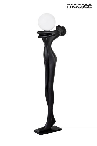 Moosee MOOSEE lampa podłogowa HUMAN MOON - włókno szklane, szkło