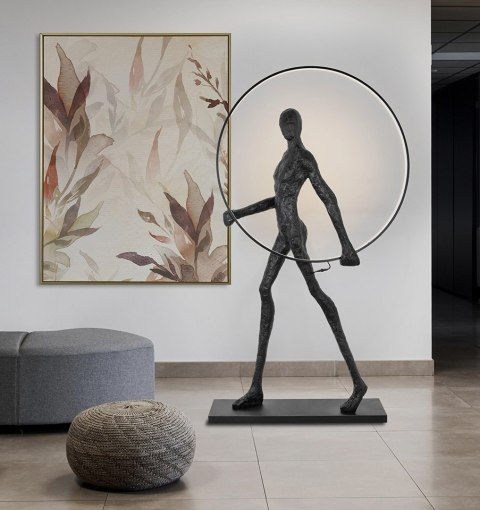 Moosee MOOSEE lampa podłogowa HUMAN ROUND włókno szklane