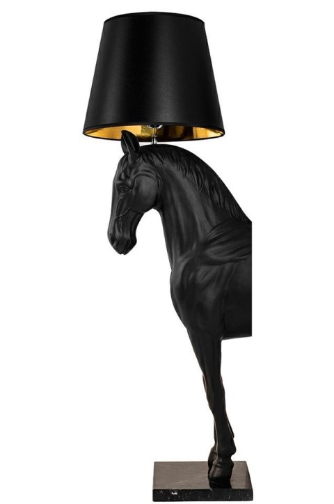 Moosee MOOSEE lampa podłogowa KOŃ HORSE STAND S czarna - włókno szklane