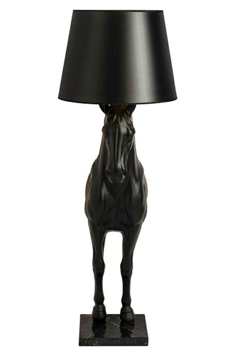 Moosee MOOSEE lampa podłogowa KOŃ HORSE STAND S czarna - włókno szklane