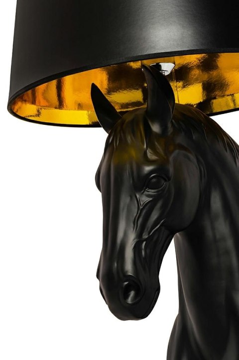 Moosee MOOSEE lampa podłogowa KOŃ HORSE STAND S czarna - włókno szklane