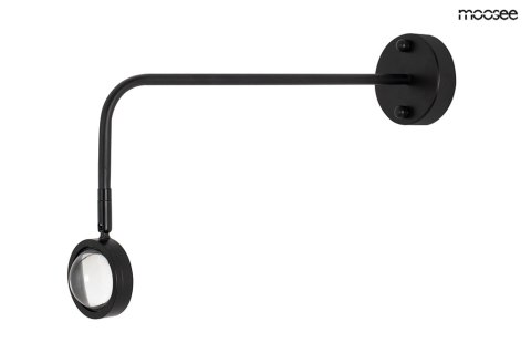 Moosee MOOSEE lampa ścienna AXEL czarna