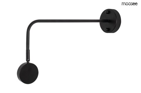 Moosee MOOSEE lampa ścienna AXEL czarna