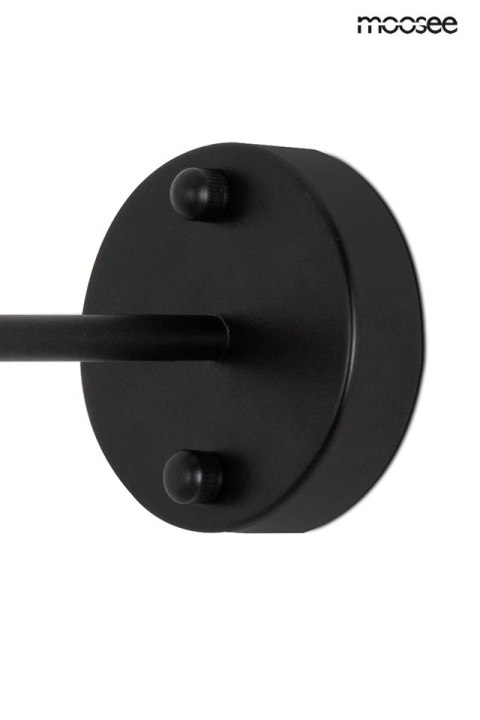 Moosee MOOSEE lampa ścienna AXEL czarna