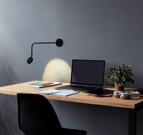 Moosee MOOSEE lampa ścienna AXEL czarna