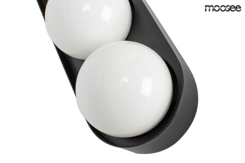 Moosee MOOSEE lampa ścienna DROPS 3 czarna