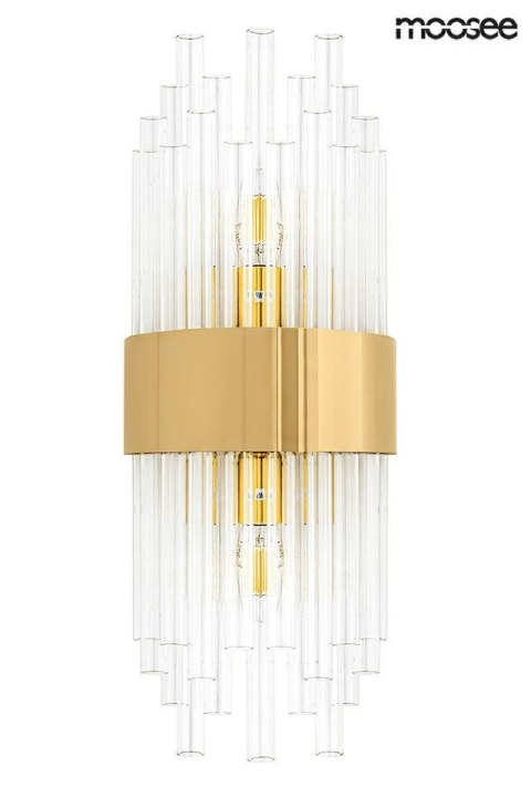 Moosee MOOSEE lampa ścienna PORTOFINO złota