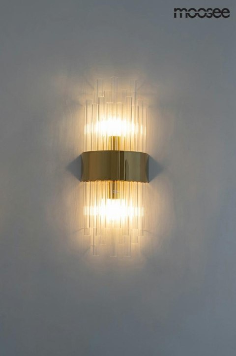 Moosee MOOSEE lampa ścienna PORTOFINO złota