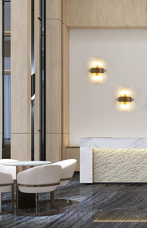 Moosee MOOSEE lampa ścienna PORTOFINO złota