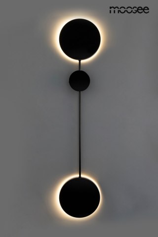 Moosee MOOSEE lampa ścienna SHADOW 2 czarna