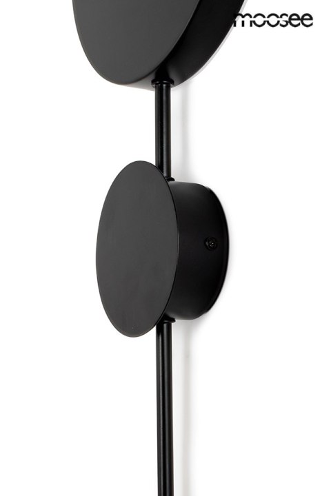 Moosee MOOSEE lampa ścienna SHADOW 2 czarna