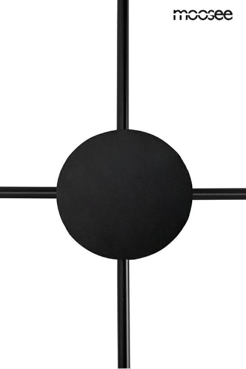 Moosee MOOSEE lampa ścienna SHADOW 4 czarna