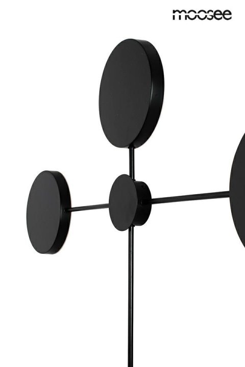 Moosee MOOSEE lampa ścienna SHADOW 4 czarna