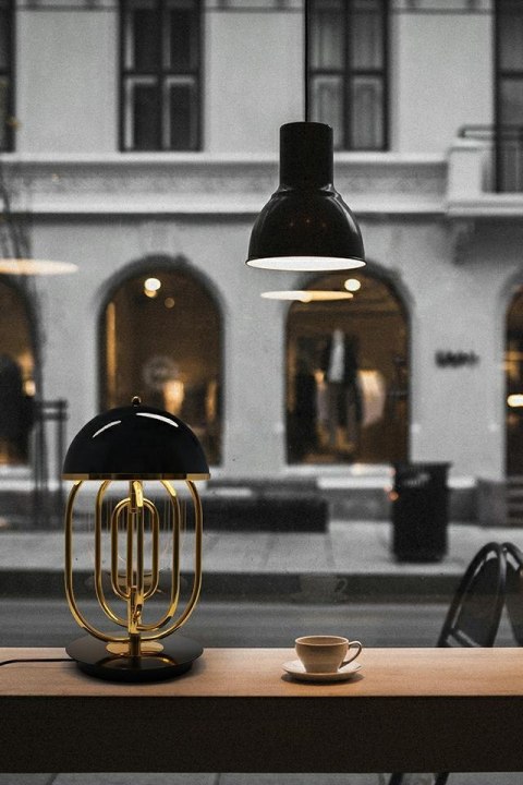 Moosee MOOSEE lampa stołowa BOTTEGA złota / czarna