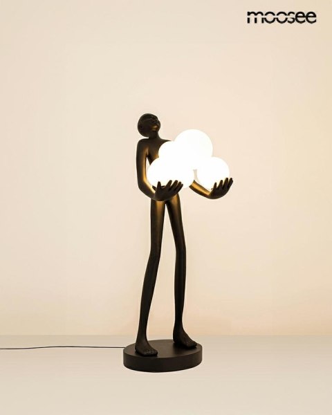 Moosee MOOSEE lampa stołowa HUMAN PREMIUM czarna